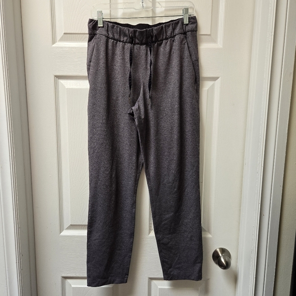 Lululemon On The Fly Pant *27" Heathered Black - Picture 2 of 7
